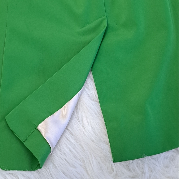 Calvin Klein Women's Green Trench Coat - Picture 8 of 12